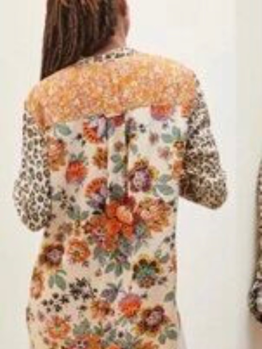 Anthropologie S Pilcro Relaxed Tunic Buttondown Top - Picture 2 of 13